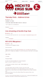 Mobile Screenshot of 2012.hackitoergosum.org